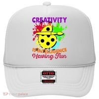 Creativity Is Intelligence Having Fun Hat thumb 0