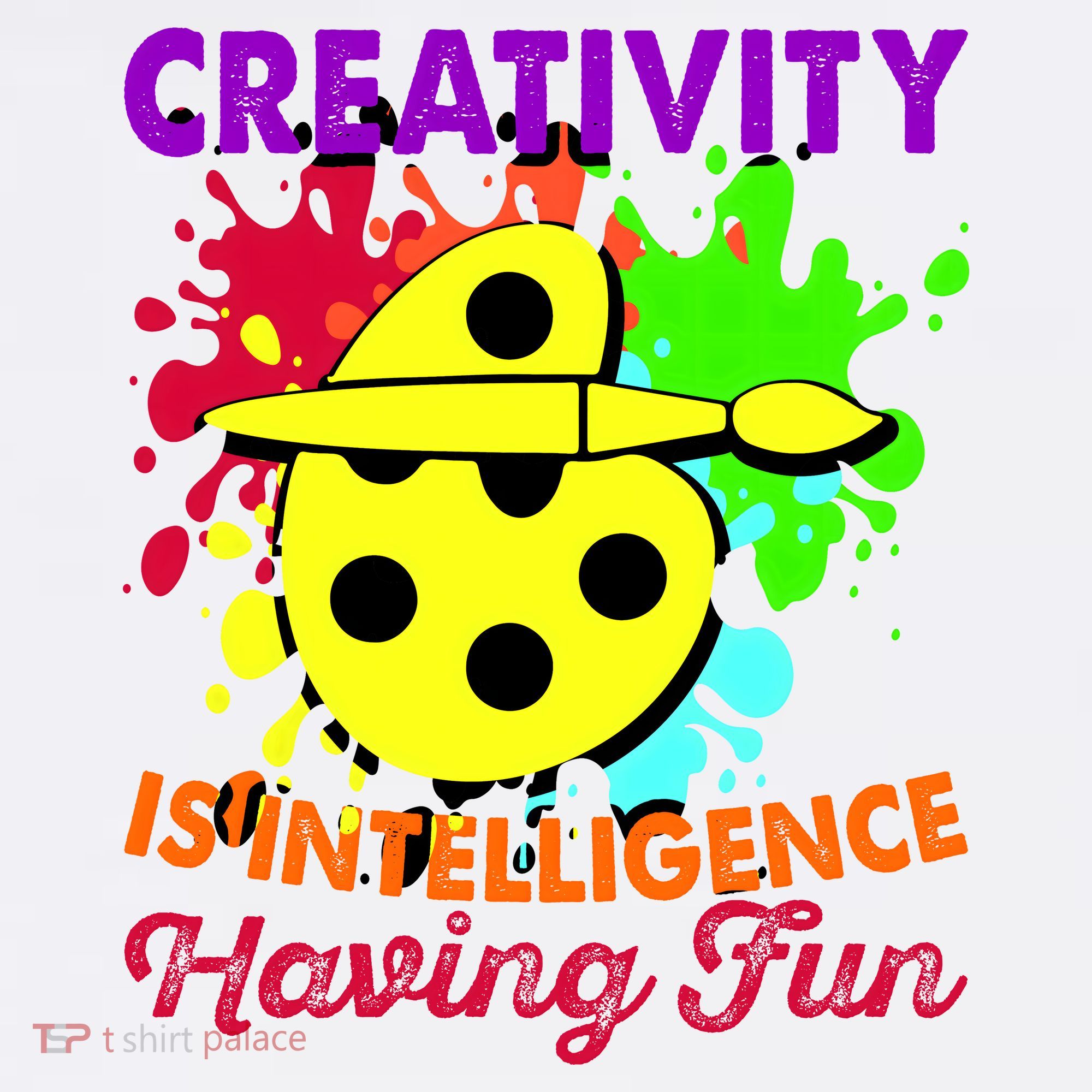 Creativity Is Intelligence Having Fun Tank Top