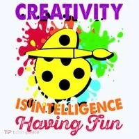 Creativity Is Intelligence Having Fun Toddler T-Shirt thumb 4