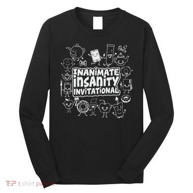 Creator Ink Inanimate Insanity Black And White Long Sleeve Shirt