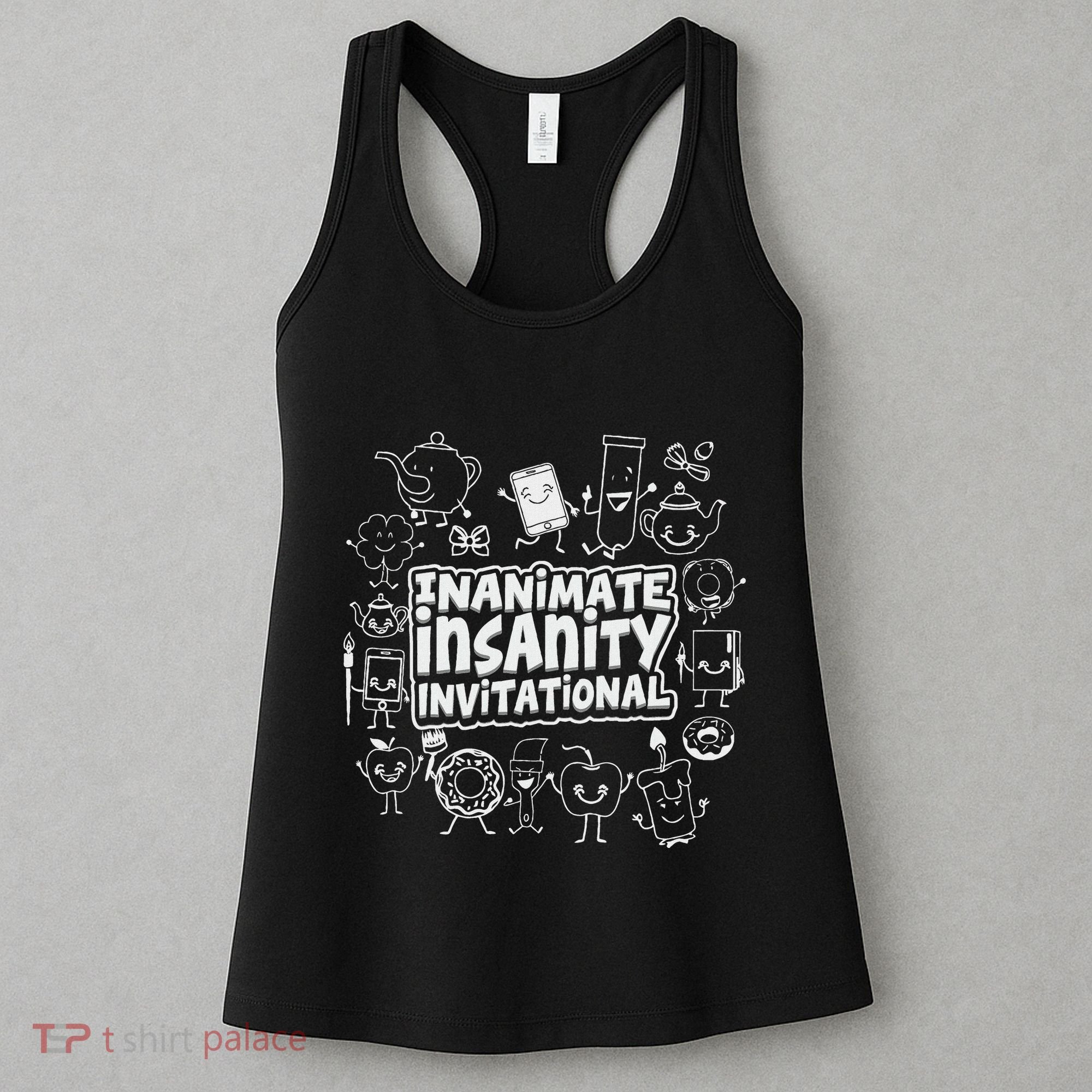 Creator Ink Inanimate Insanity Black And White Women's Tank Top