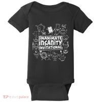 Creator Ink Inanimate Insanity Black And White Baby Bodysuit thumb 0