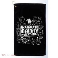 Creator Ink Inanimate Insanity Black And White Golf Towel thumb 0