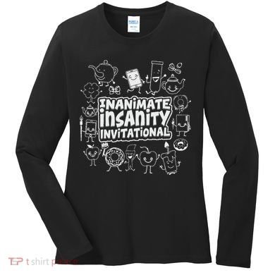Creator Ink Inanimate Insanity Black And White Women's Long Sleeve Shirt