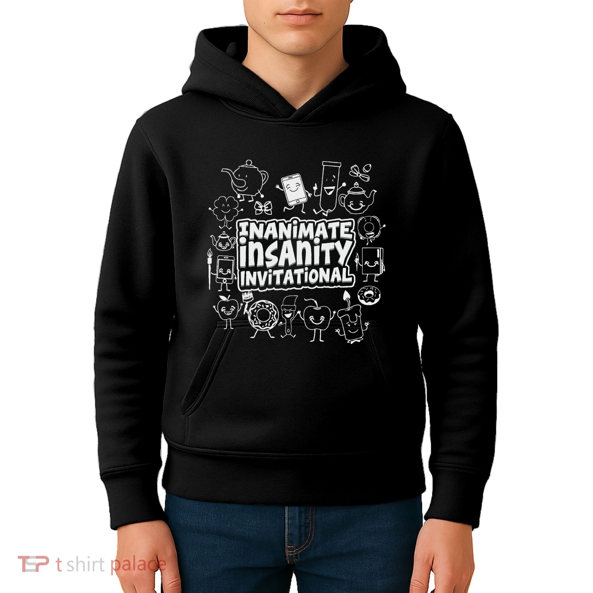 Creator Ink Inanimate Insanity Black And White Kids Hoodie