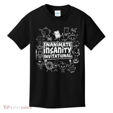 Creator Ink Inanimate Insanity Black And White Kids T-Shirt