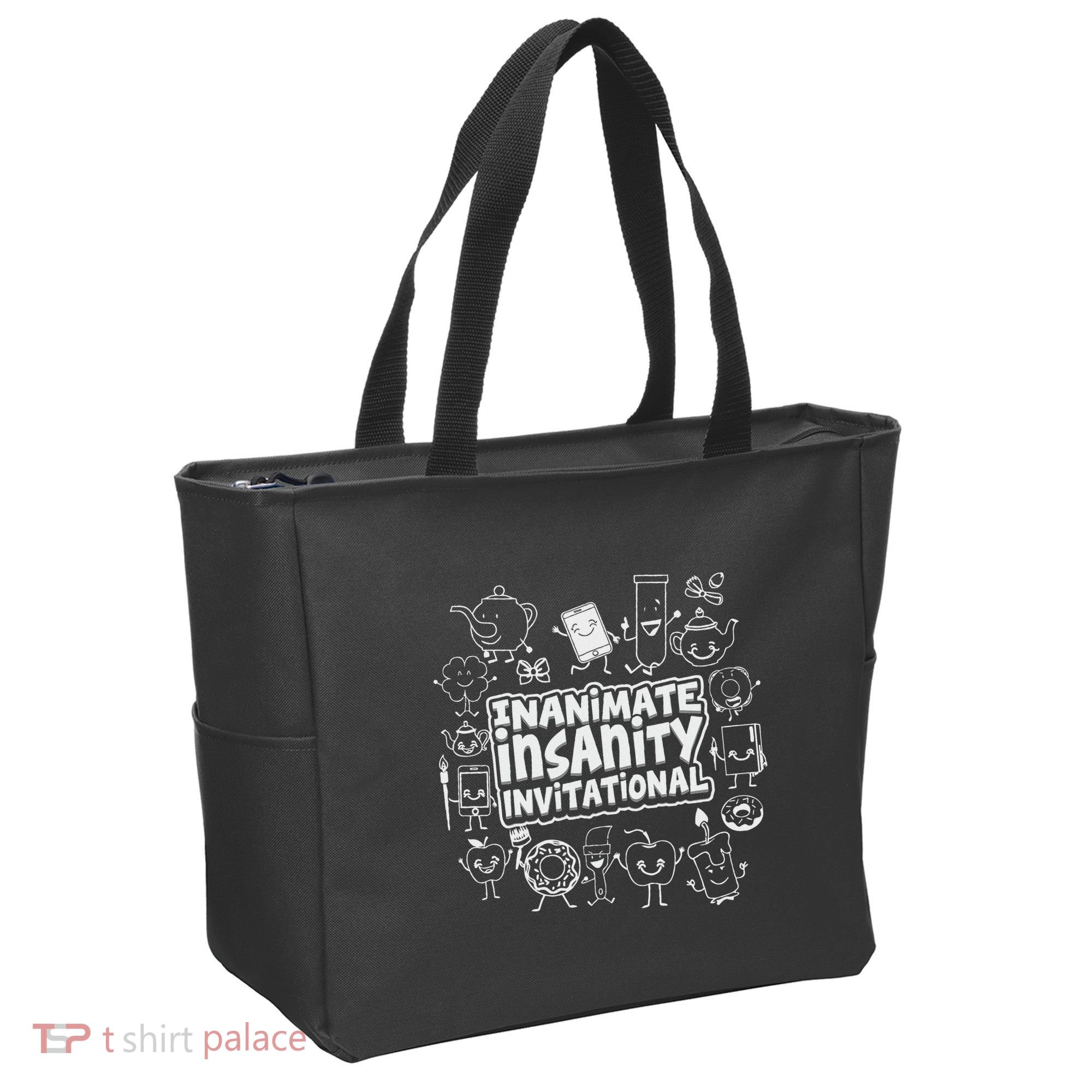 Creator Ink Inanimate Insanity Black And White Tote Bag