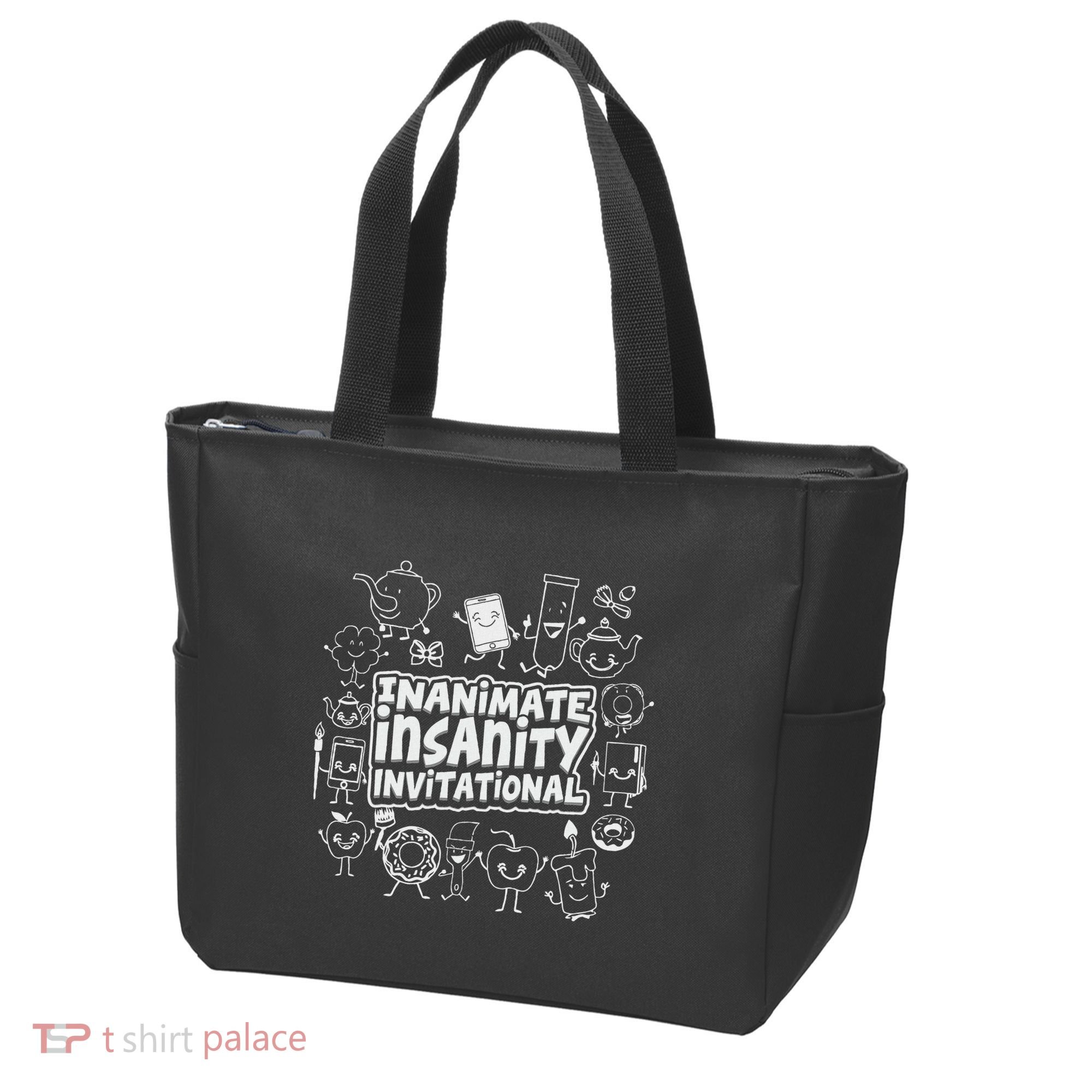 Creator Ink Inanimate Insanity Black And White Tote Bag