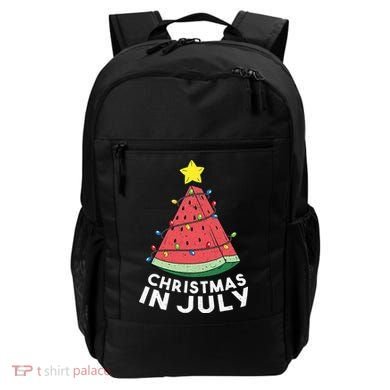 Christmas In July Summer Watermelon Xmas Tree Backpack