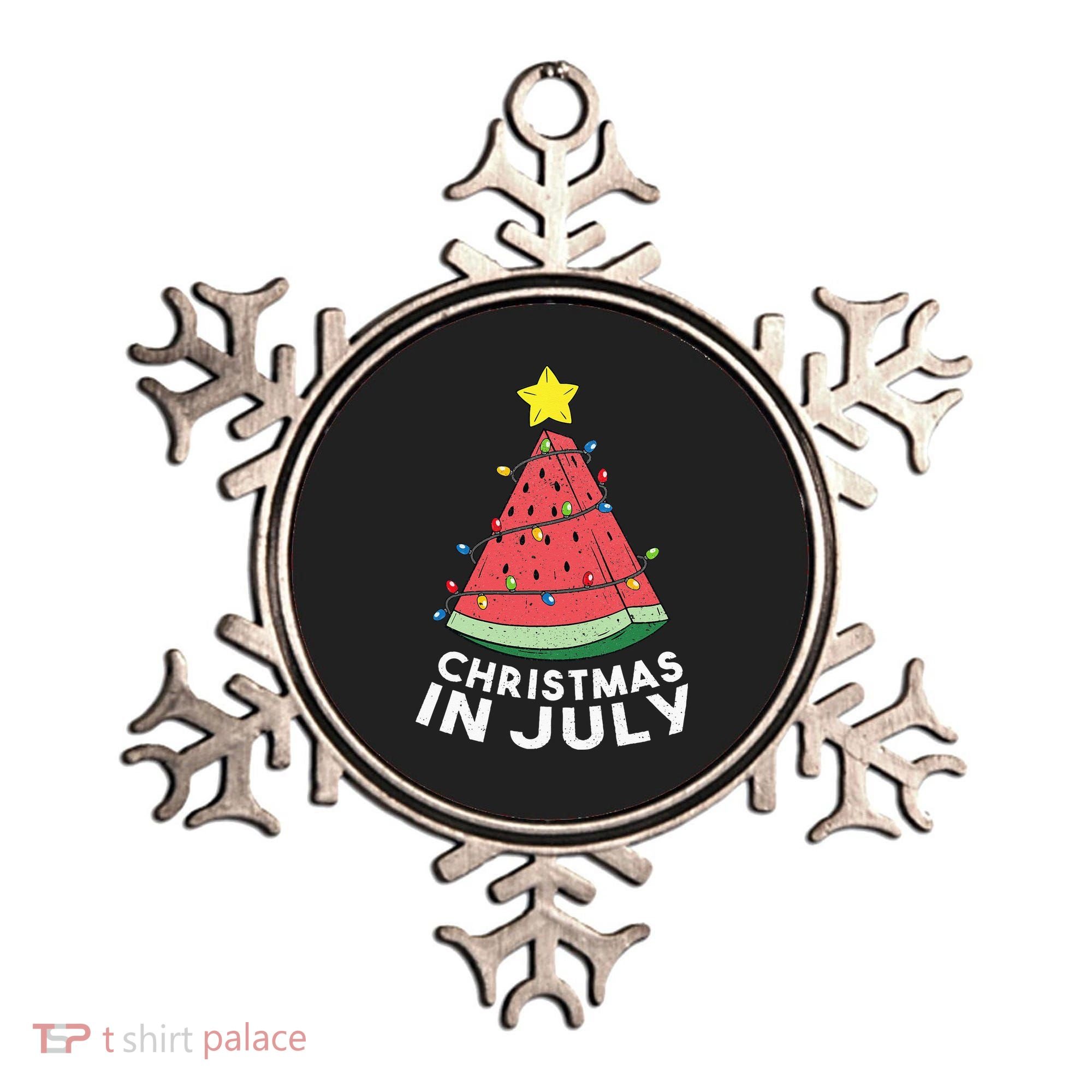Christmas In July Summer Watermelon Xmas Tree Ornament
