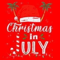 Christmas In July Santa Hat Funny Xmas Santa Hat thumb 1