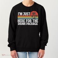 Cruise I’M Just Here For The Drink Package Women's Sweatshirt thumb 0