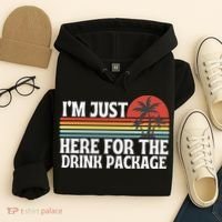 Cruise I’M Just Here For The Drink Package Hoodie thumb 4