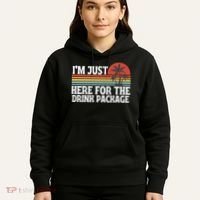 Cruise I’M Just Here For The Drink Package Hoodie thumb 5