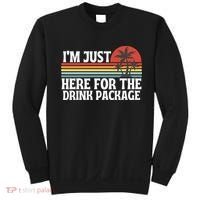 Cruise I’M Just Here For The Drink Package Sweatshirt thumb 0