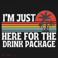 Cruise I’M Just Here For The Drink Package Coaster thumb 2