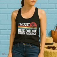 Cruise I’M Just Here For The Drink Package Women's Tank Top thumb 2