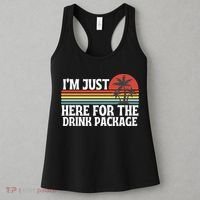 Cruise I’M Just Here For The Drink Package Women's Tank Top thumb 3