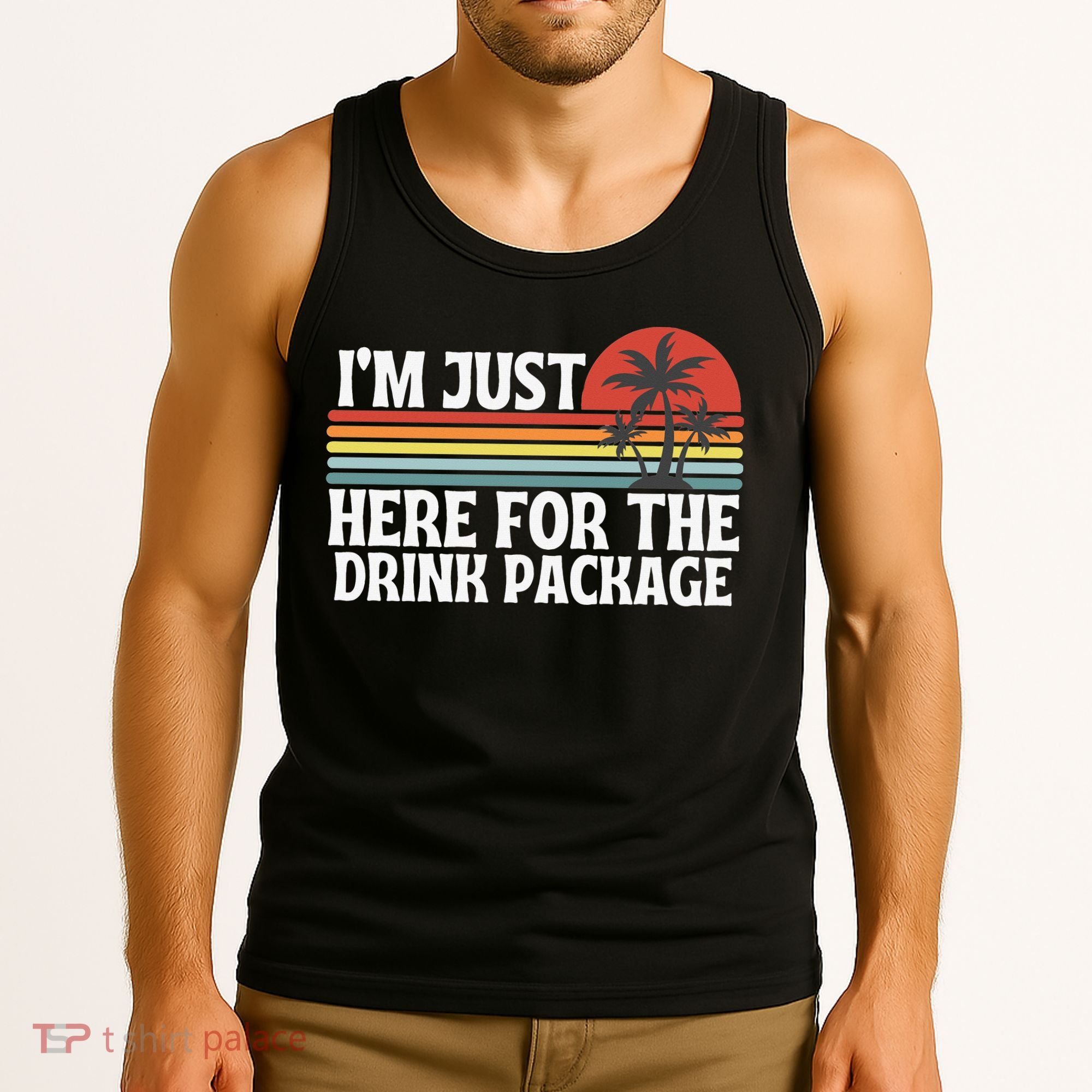 Cruise I’M Just Here For The Drink Package Tank Top