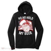 Christmas In July Santa Ho Ho Hold My Beer Women's Hoodie thumb 0