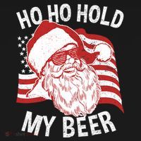 Christmas In July Santa Ho Ho Hold My Beer Women's Tank Top thumb 5
