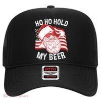 Christmas In July Santa Ho Ho Hold My Beer Hat thumb 0