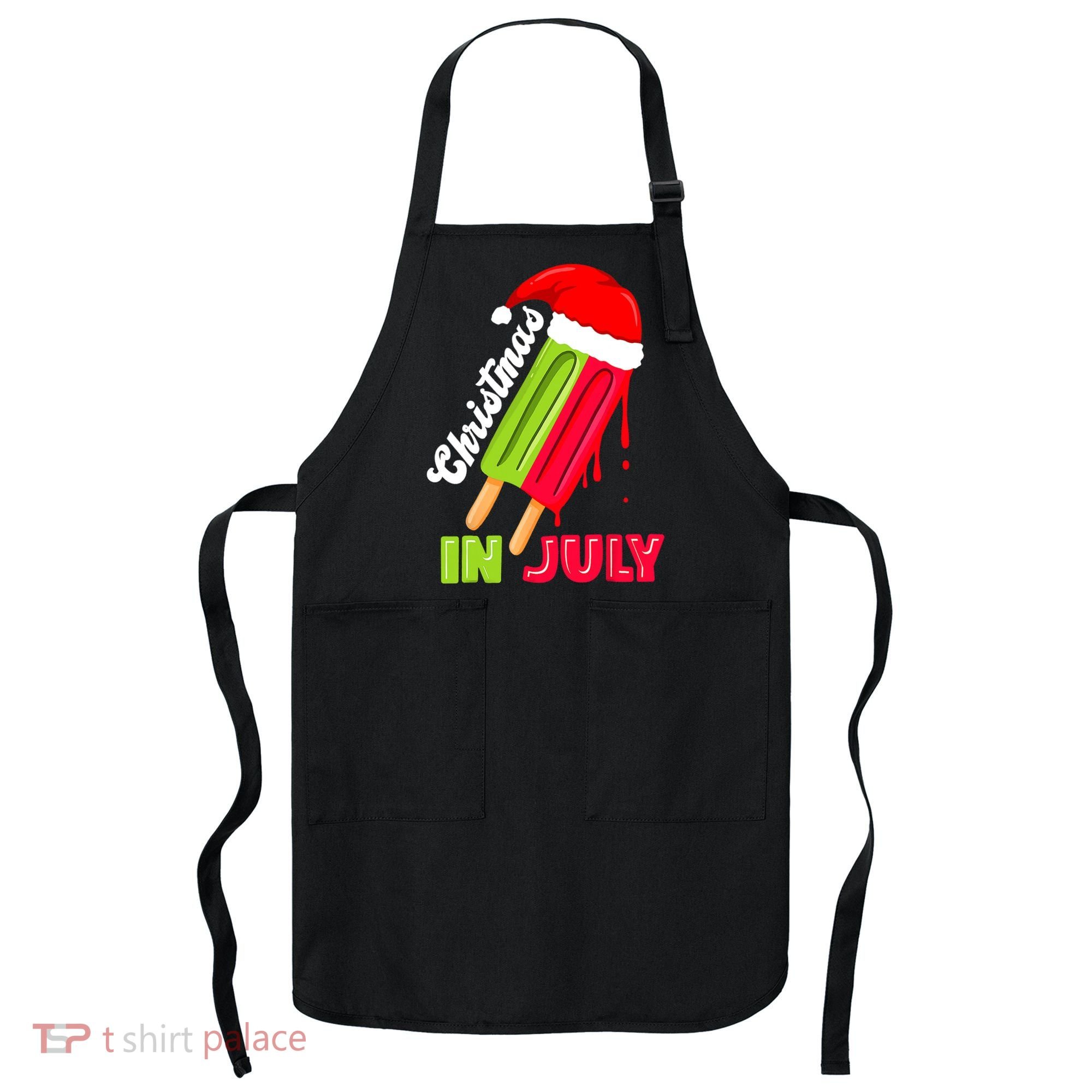 Christmas In July Watermelon Ice Pops Fun Christmas In July Apron