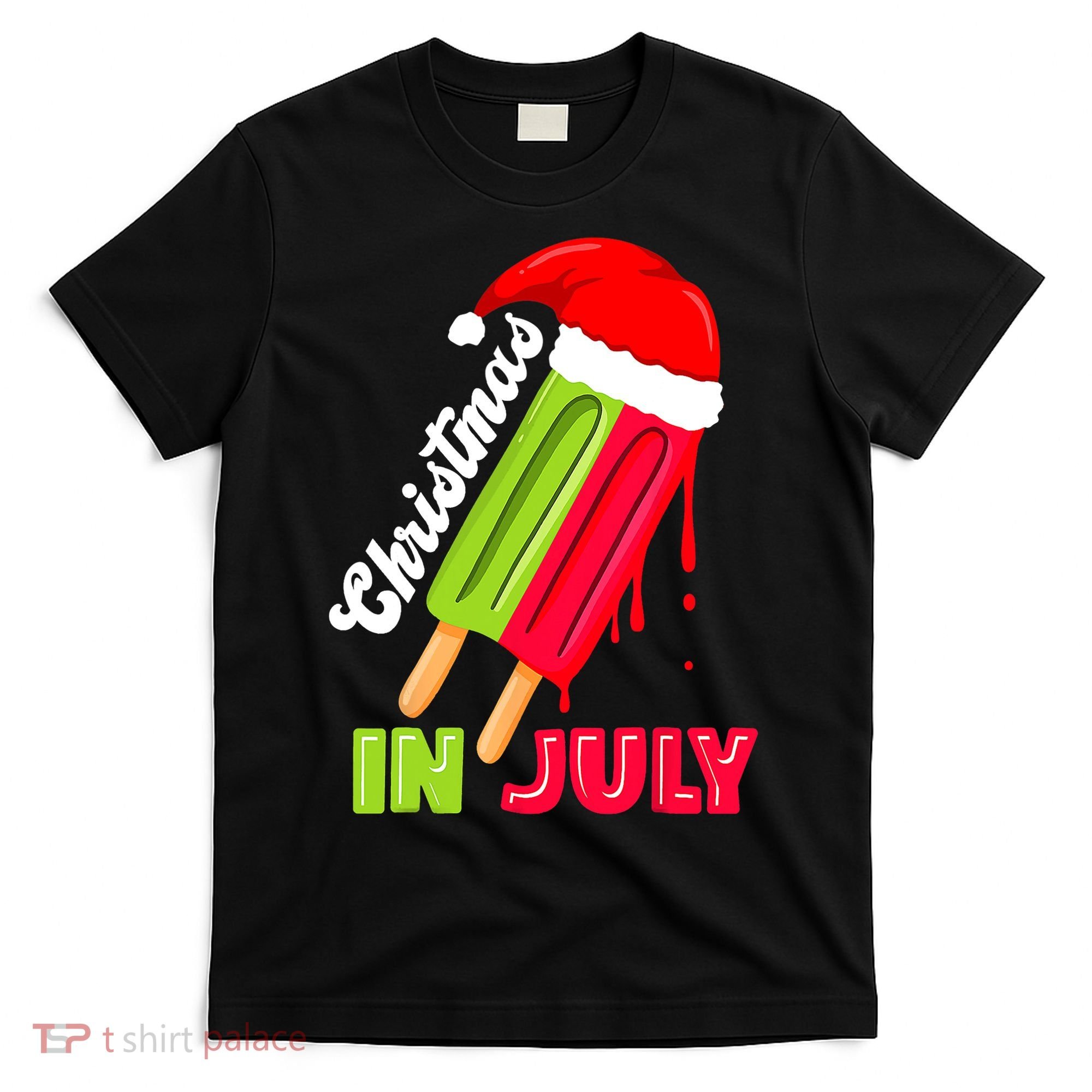 Christmas In July Watermelon Ice Pops Fun Christmas In July T-Shirt