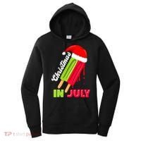 Christmas In July Watermelon Ice Pops Fun Christmas In July Women's Hoodie thumb 0