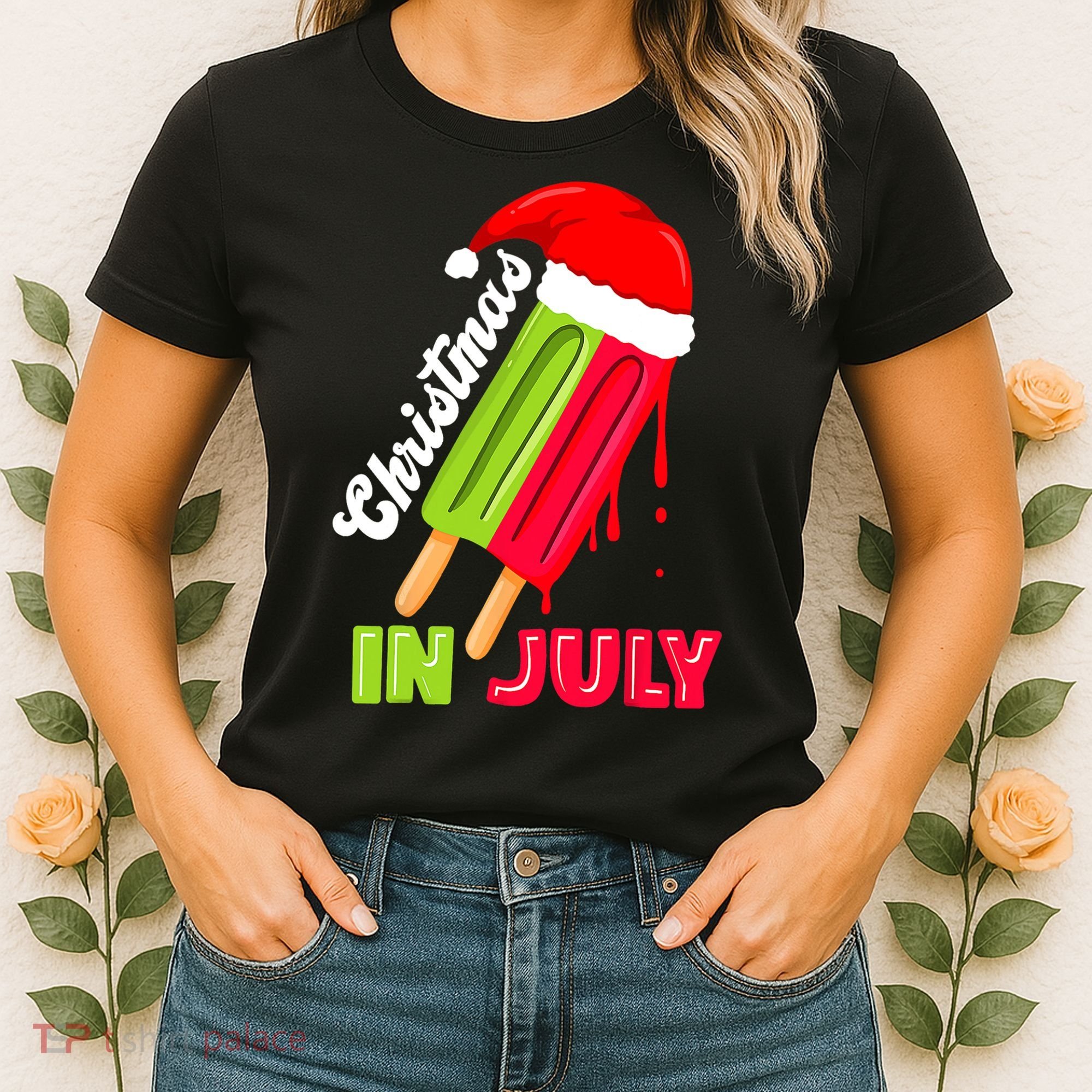 Christmas In July Watermelon Ice Pops Fun Christmas In July Women's T-Shirt