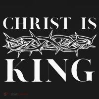 Christ Is King Christian Crown Of Thorns Christ Is King T-Shirt thumb 7