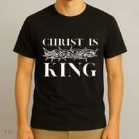 Christ Is King Christian Crown Of Thorns Christ Is King T-Shirt thumb 3
