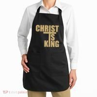 Christ Is King Jesus Is King Cross Crucifix Apron thumb 2