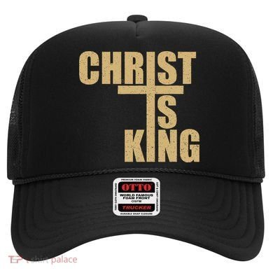 Christ Is King Jesus Is King Cross Crucifix Hat