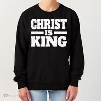 Christ Is King Jesus Is King Christian Faith Women's Sweatshirt thumb 0