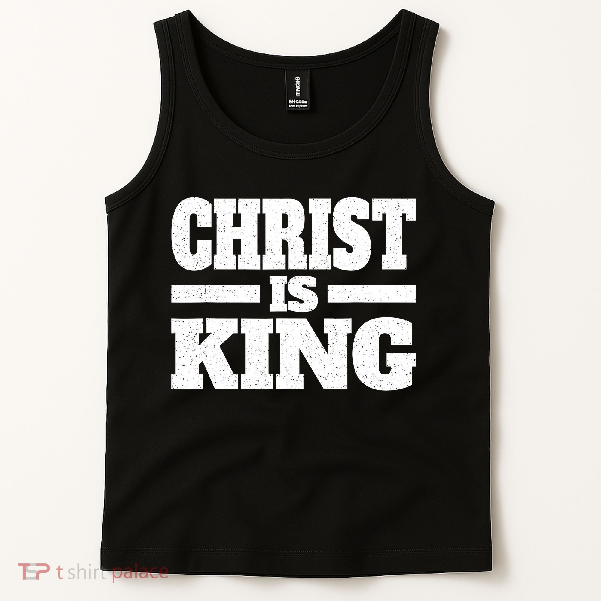 Christ Is King Jesus Is King Christian Faith Tank Top