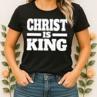 Christ Is King Jesus Is King Christian Faith Women's T-Shirt thumb 2