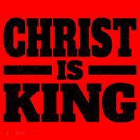 Christ Is King Jesus Is King Christian Faith Santa Hat thumb 1