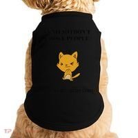 Cat I Knit So I Don’T Save A Life Send Yarn Doggie Tank thumb 0