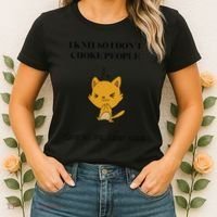 Cat I Knit So I Don’T Save A Life Send Yarn Women's T-Shirt thumb 2