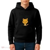 Cat I Knit So I Don’T Save A Life Send Yarn Kids Hoodie thumb 4