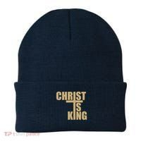 CHRIST IS KING JESUS IS KING Beanie thumb 0