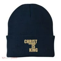 CHRIST IS KING JESUS IS KING Beanie thumb 0