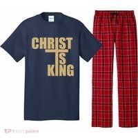 CHRIST IS KING JESUS IS KING Pajama Set thumb 0