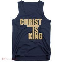 CHRIST IS KING JESUS IS KING Tank Top thumb 0