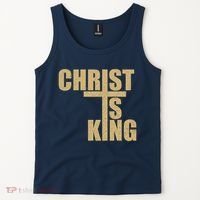 CHRIST IS KING JESUS IS KING Tank Top thumb 2