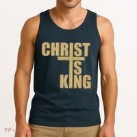 CHRIST IS KING JESUS IS KING Tank Top thumb 3