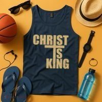 CHRIST IS KING JESUS IS KING Tank Top thumb 4