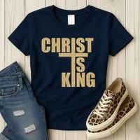 CHRIST IS KING JESUS IS KING Women's T-Shirt thumb 3