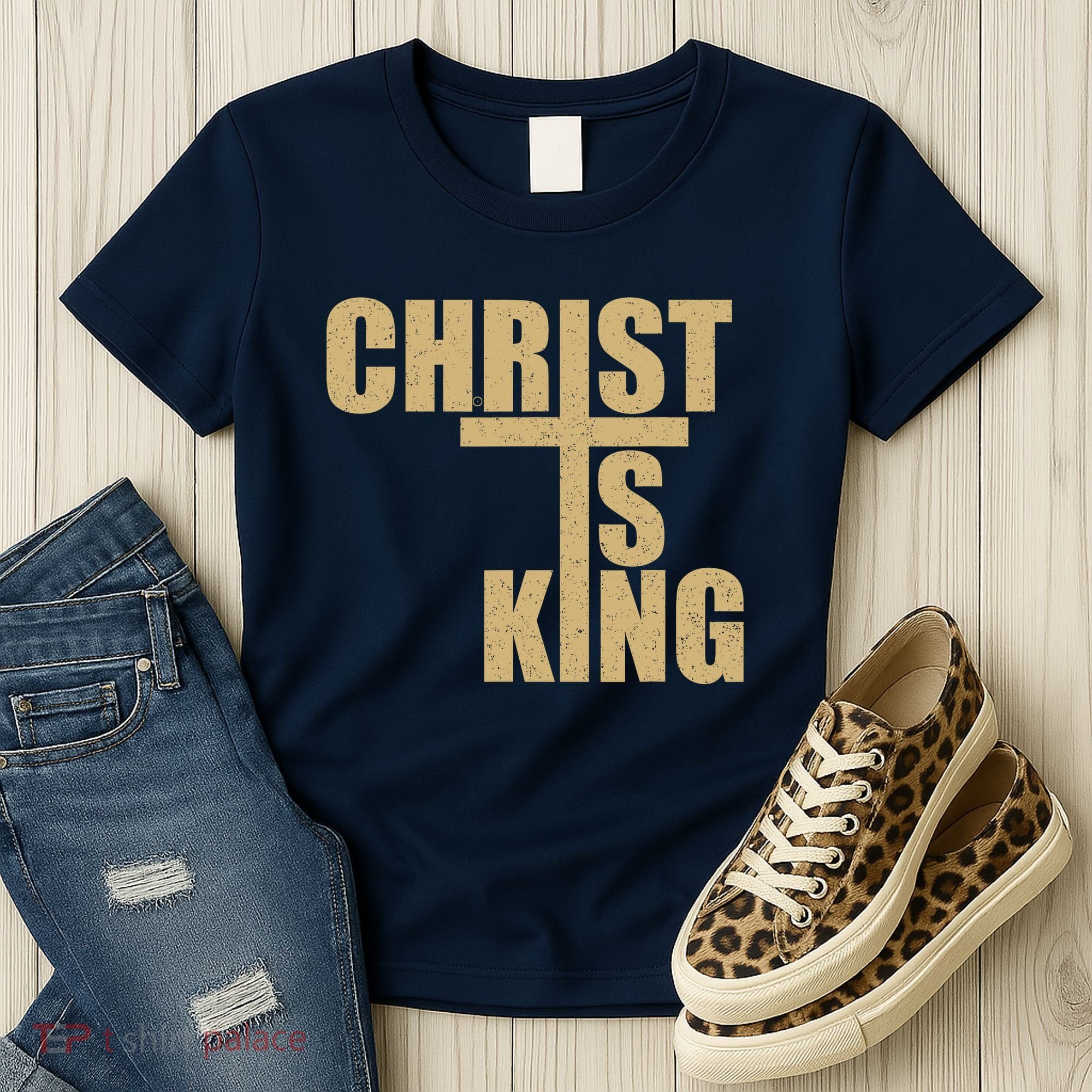 CHRIST IS KING JESUS IS KING Women's T-Shirt